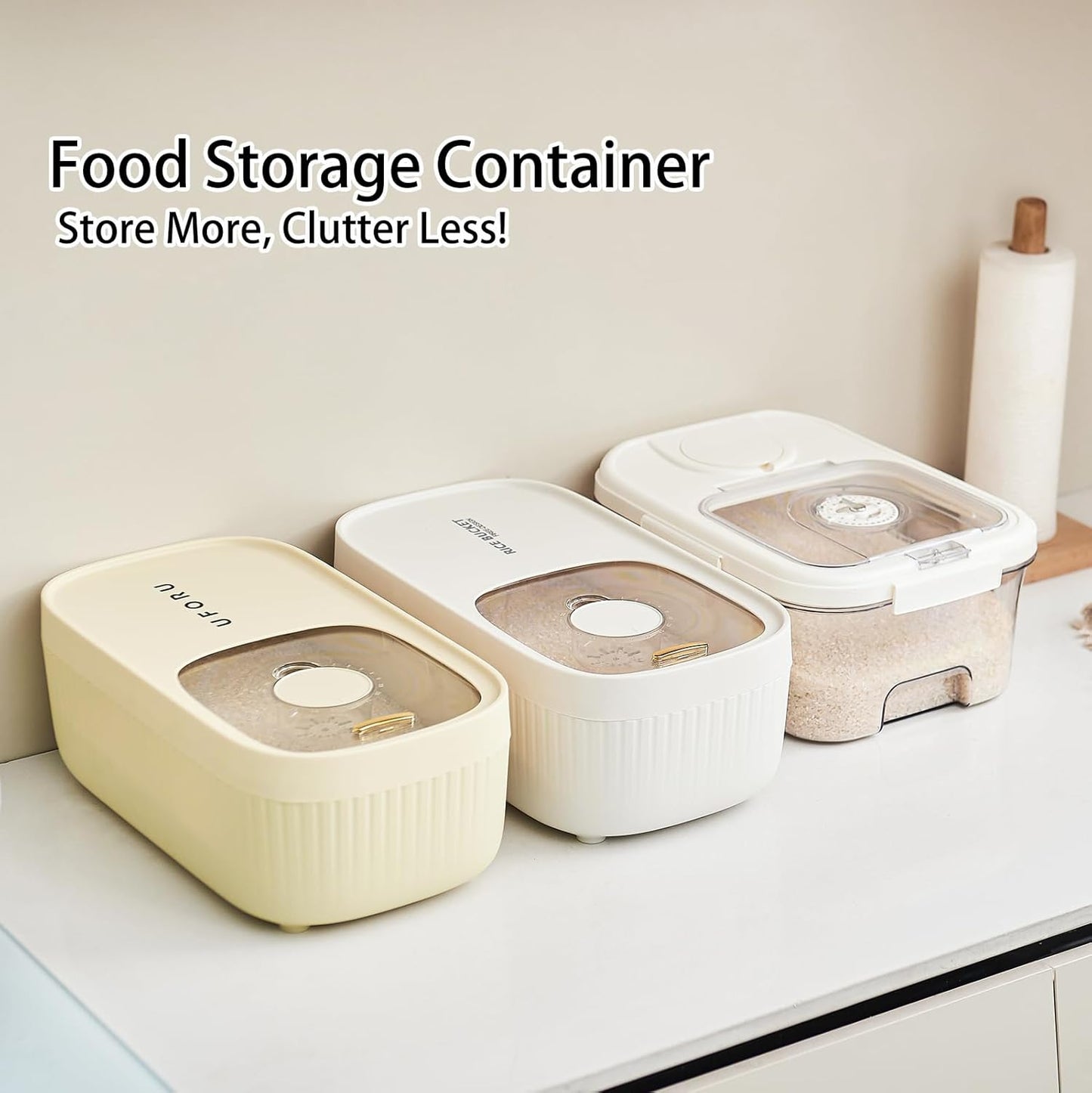 🍚 Premium Rice Storage Container with Dispenser - Freshness Sealed & Easy Pour Design 🌾