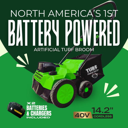 Heavy-Duty Turf Sweeper 🌱 – Clean Your Lawn with Ease! 🧹