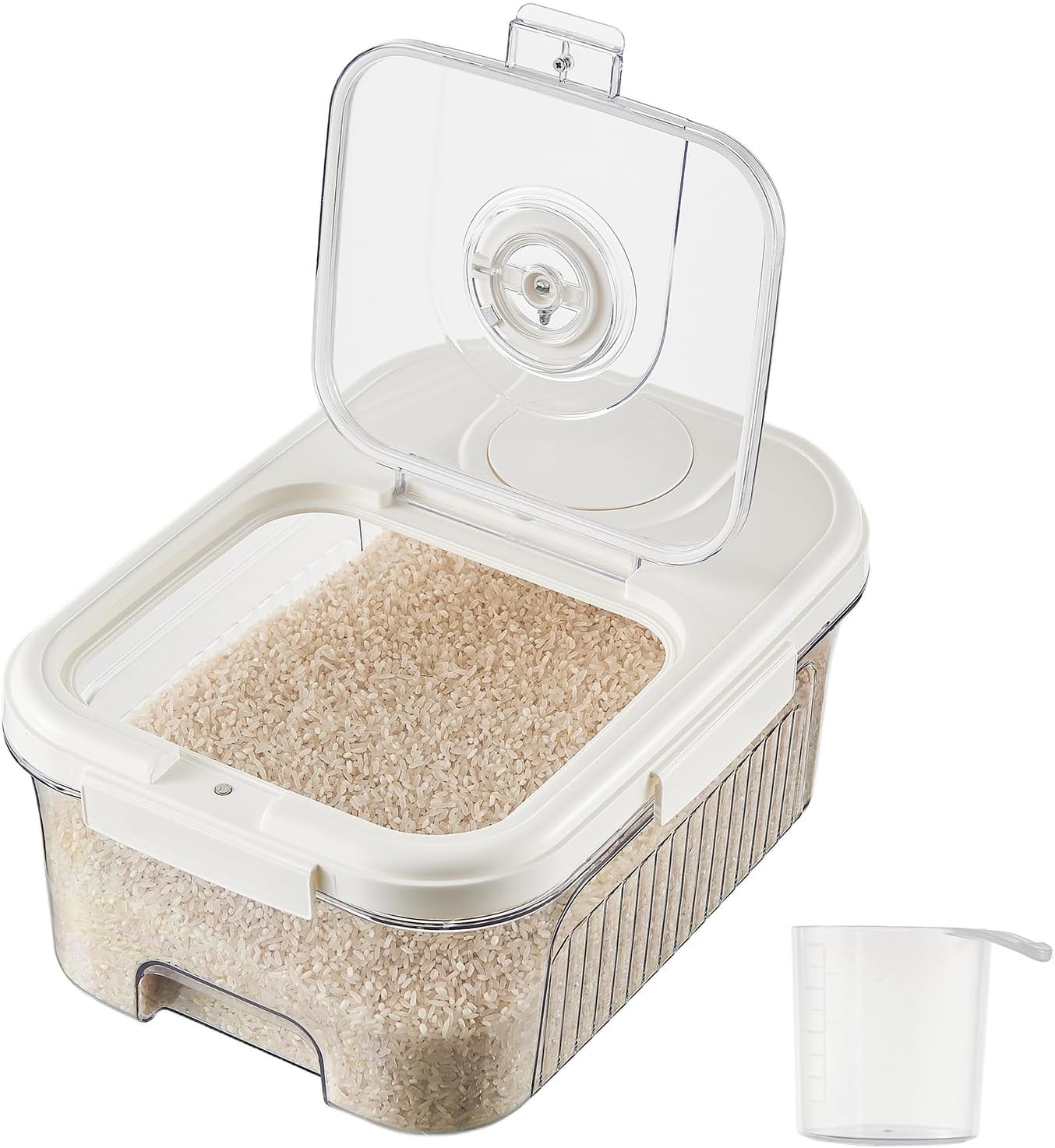 🍚 Premium Rice Storage Container with Dispenser - Freshness Sealed & Easy Pour Design 🌾
