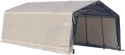 Heavy-Duty 12x20x8 Peak-Style Shelter 🏠 – Ultimate Outdoor Protection 🌦️🚗