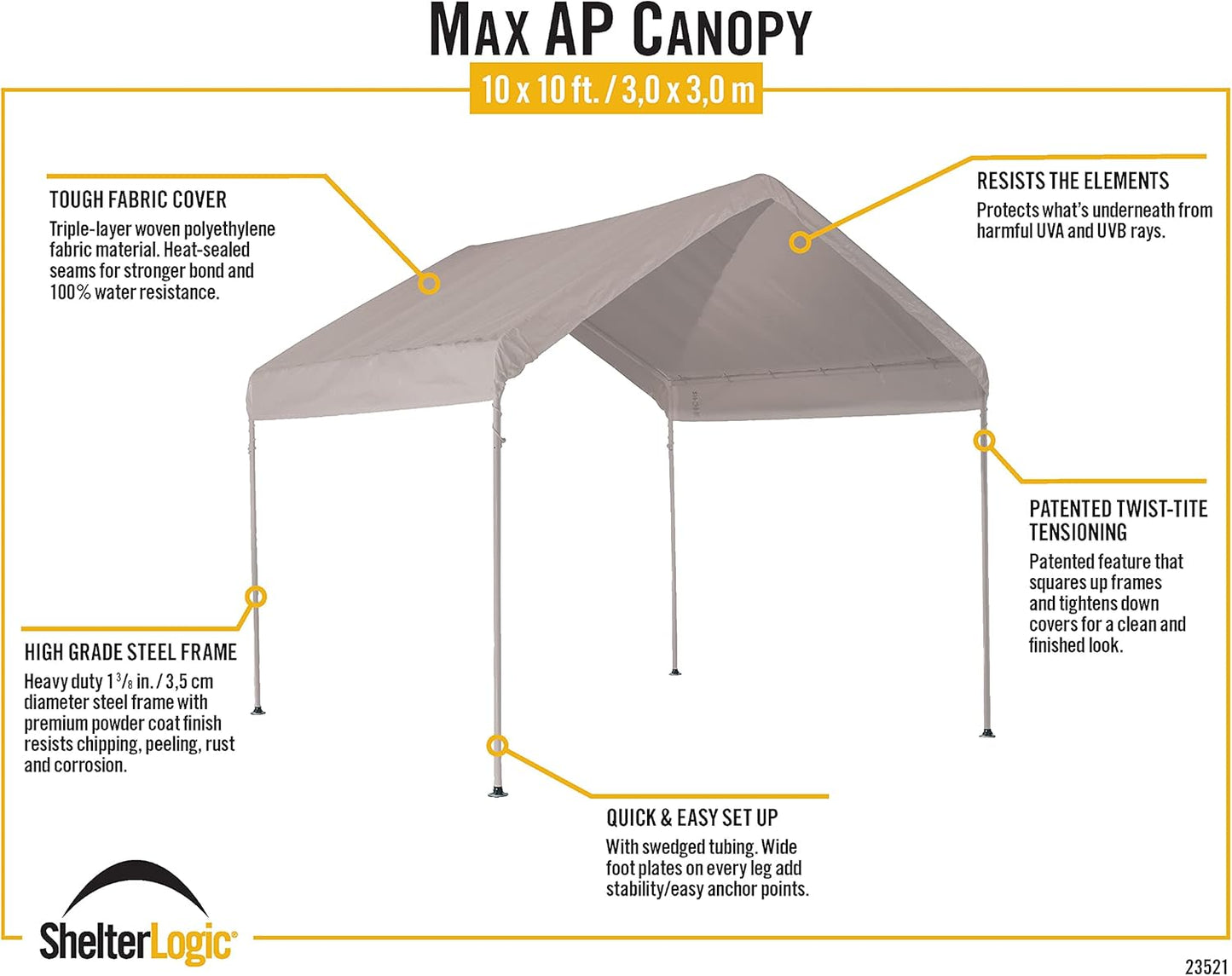Multi-Purpose Outdoor Tent Canopy – Weather-Resistant & Sturdy 🌞🌧️