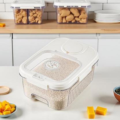 🍚 Premium Rice Storage Container with Dispenser - Freshness Sealed & Easy Pour Design 🌾