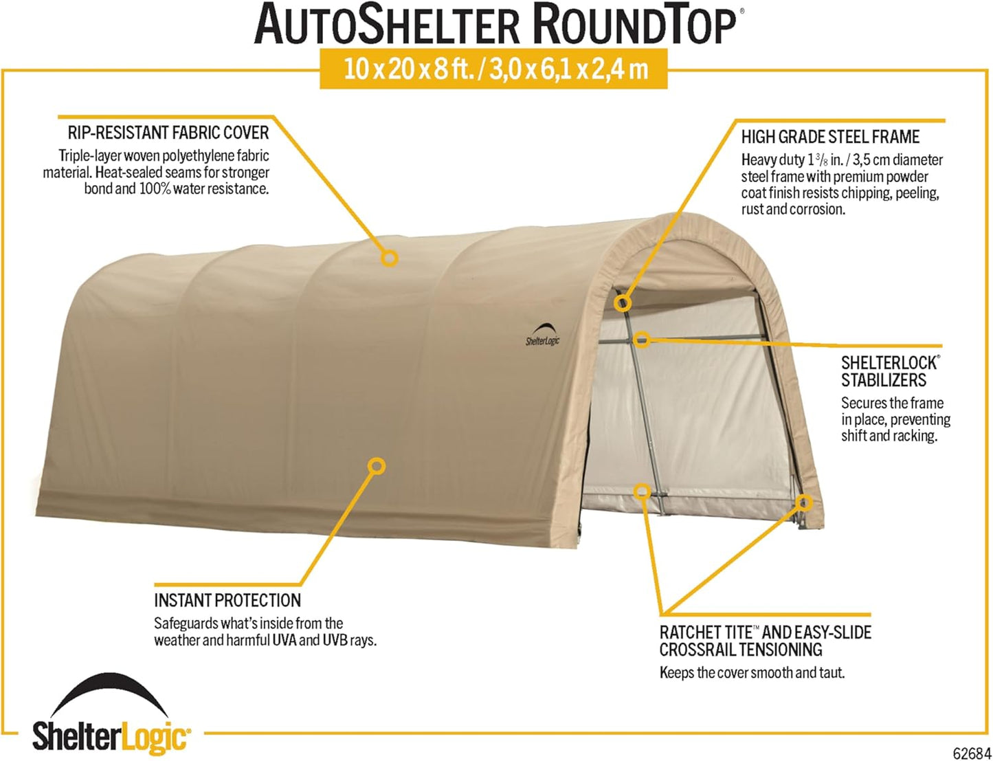 Outdoor Vehicle Shelter 🚙 – Safe & Sturdy Protection 🌟