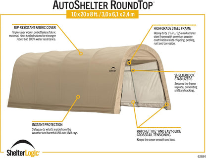 Outdoor Vehicle Shelter 🚙 – Safe & Sturdy Protection 🌟