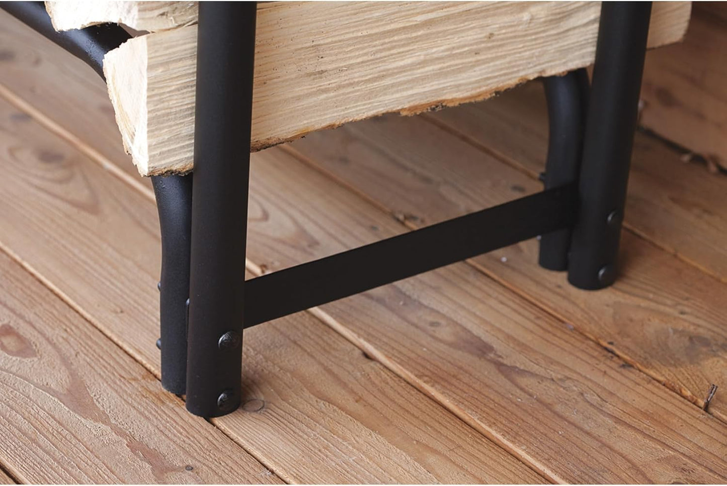 🔥 Firewood Storage Rack with Adjustable Cover – Durable & Water-Resistant! 🌧️