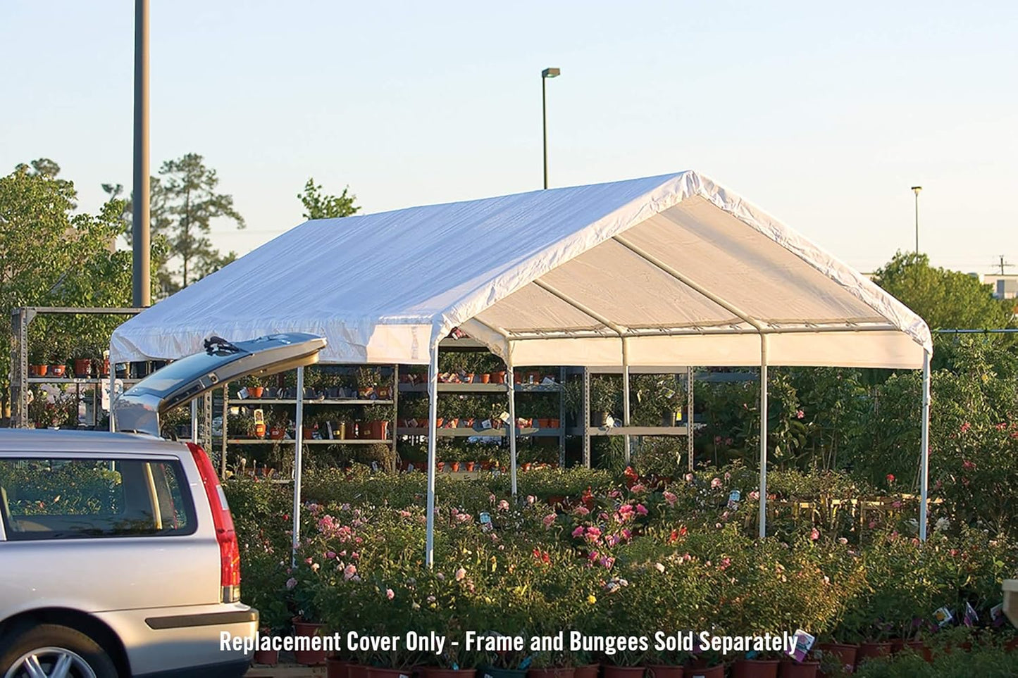 🌞 UV-Protected Canopy Cover – Perfect for All Seasons! ❄️
