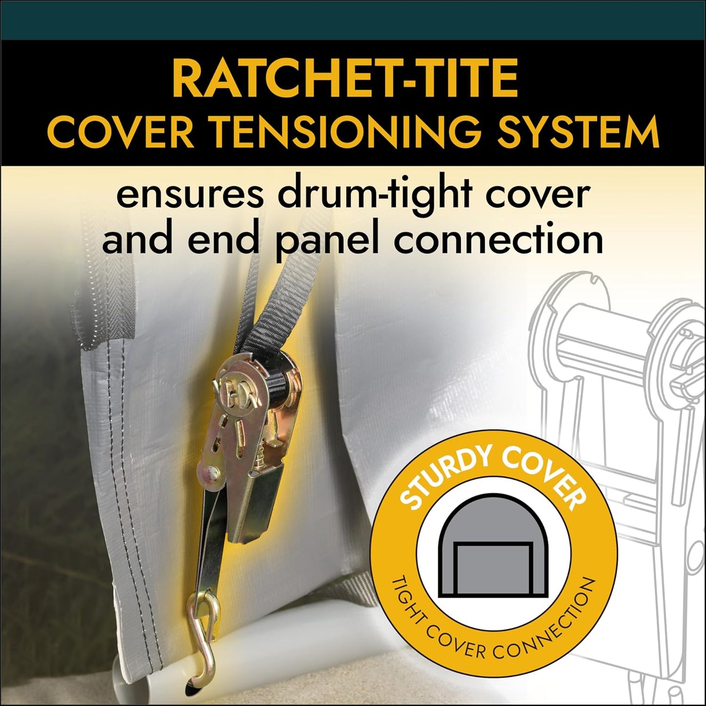 Heavy-Duty 12x20x8 Peak-Style Shelter 🏠 – Ultimate Outdoor Protection 🌦️🚗