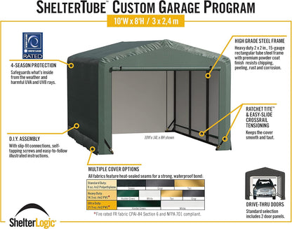 Secure & Spacious Garage Shelter 🏠🌦️ – Store Your Tools & Vehicles Safely