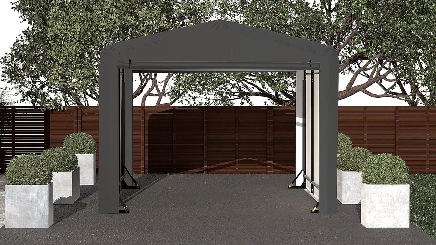 Secure & Spacious Garage Shelter 🏠🌦️ – Store Your Tools & Vehicles Safely